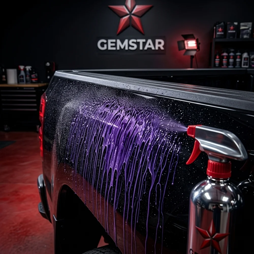 Iron decontamination chemistry on truck paint